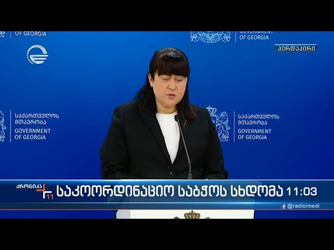 საკოორდინაციო საბჭოს სხდომა